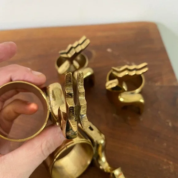 Christmas Reindeer Napkin Ring and Name Card Holder - Picture 3 of 7